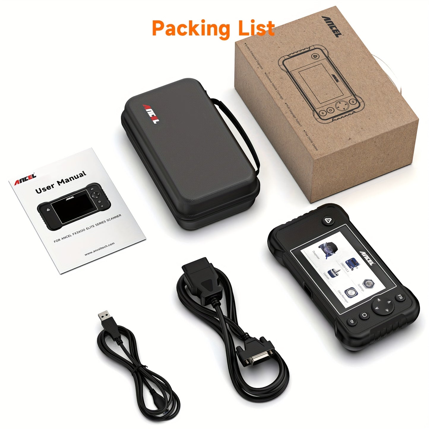 OBD2 Scanner – Diagnoseapparaat – Auto Uitlezer – Storing Verwijderen – Uitleesapparatuur – 15+ Resetfuncties – Professionele All Systems Diagnostiek
