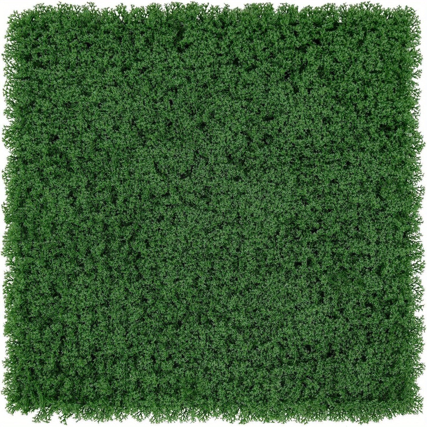 12pcs Artificial Moss Wall Panels, 50.5 x 50.5cm, Interlocking Privacy Hedge for Garden, Patio, Balcony & Home Decor – Lush Dark Green PE Material, Sun-Resistant & Easy to Install, Privacy Panels for Outside Patio