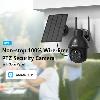 Beveiligingscamera – Camerabewaking – Buitencamera – Draadloze Camera – Smart Home Camera – 3MP Full HD – Zonne-energie Met Tweeweg Audio