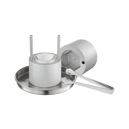 Ijsballenmaker – Ijsbalmaker – Ijsblokjesvorm – IJsdiamantpers – Ijspers – 6 cm Diamanten Vorm – Aluminium Luchtvaartkwaliteit