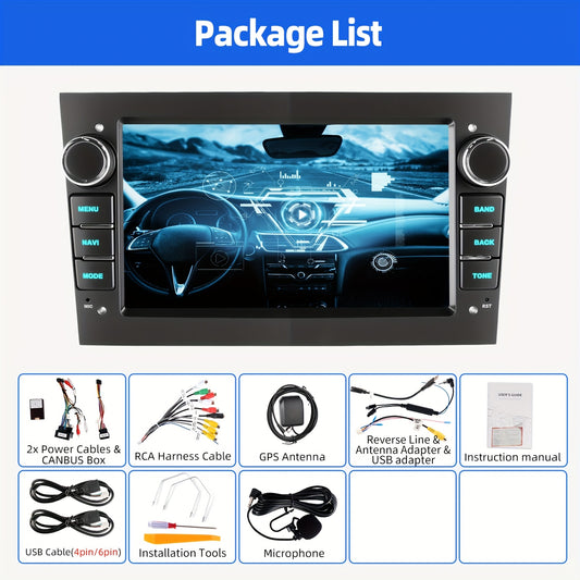 Autoradio – Auto Stereo – Multimedia Speler – Auto Radio – DAB+ Radio – Android 14 – 7 Inch HD Touchscreen – Draadloos CarPlay & Bluetooth – Inclusief Microfoon