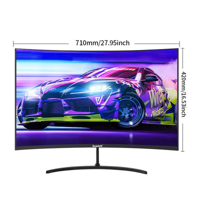 32-inch Curved Monitor – 2K Scherm – Gaming Monitor – PC Scherm – Computerscherm – 180Hz Verversingssnelheid – 2560x1440 Resolutie