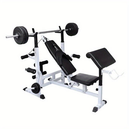 Verstelbare Fitnessbank – Trainingsbank – Krachtbank – Home Gym Bank – 7 Posities – Robuuste Metalen Constructie – Max Belastbaarheid 80 Kg