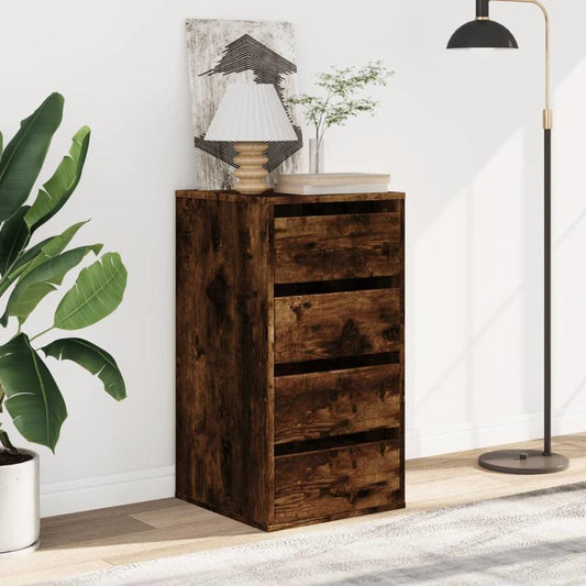 40x41x76cm Wooden Drawer Organizer with Lockable Compartments - Rustic Farmhouse Style, Easy Assembly, Mixed Color Storage Cabinet for Home Office, Bedroom, Kitchen, Cabinet Storage, Decorative Handles, Durable Construction,