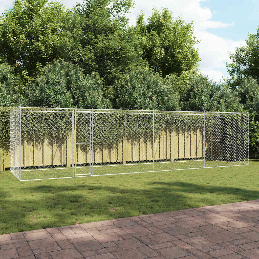 Hondenren – Puppyren – Hondenkennel – Hekken – Konijnenren – 8 x 2 x 2 m – Gegalvaniseerd Staal – Weerbestendig Outdoor Design
