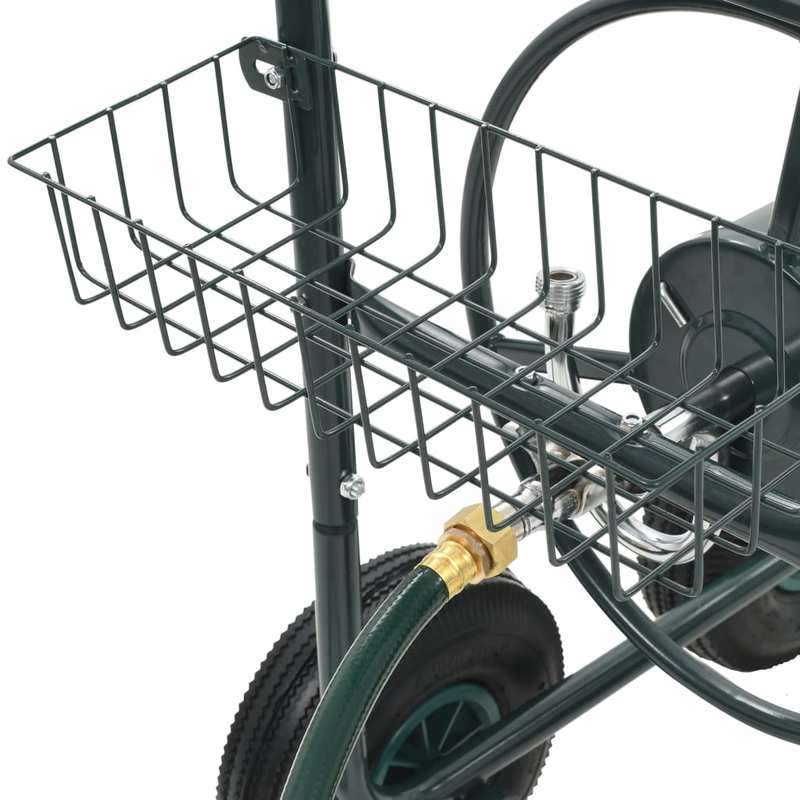 Dierenwagen – Huisdierwagen – Hondenwagen – Kattenwagen – Transportkar – Stalen Frame – 4 All-Terrain Wielen – Groen