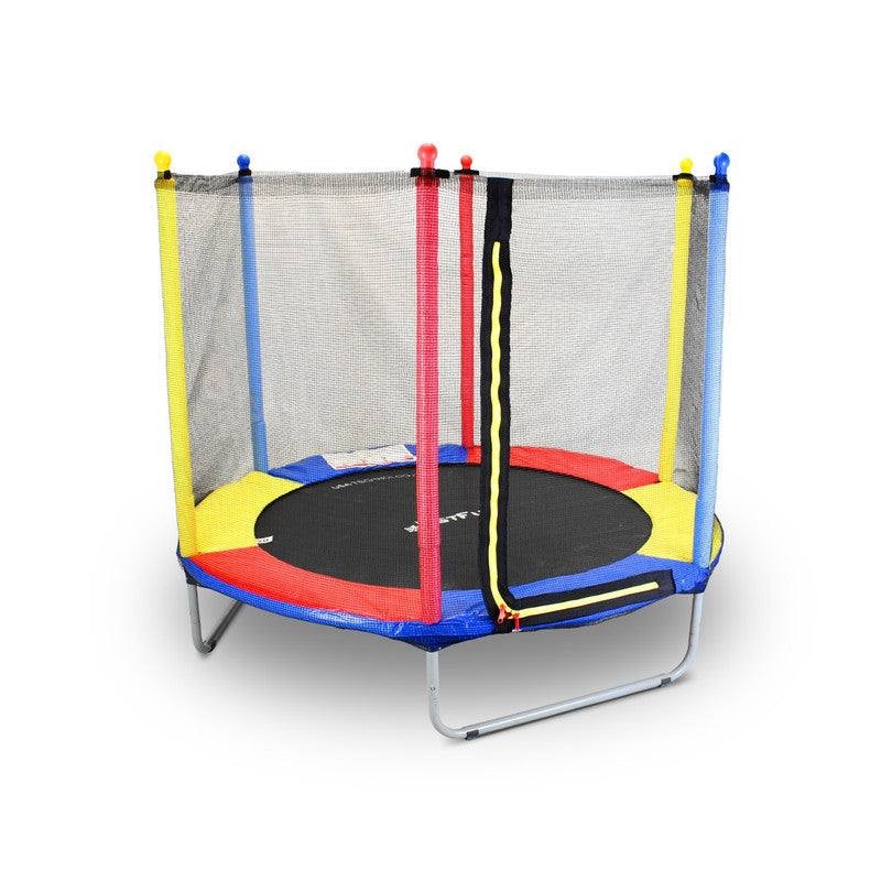Trampoline – Springkussen – Speeltoestel – Trampoline Met Net – Mini Trampoline – 152 cm Diameter – Veilig Stalen Frame