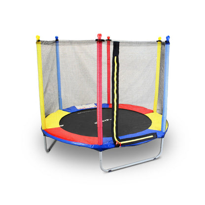 Trampoline – Springkussen – Speeltoestel – Trampoline Met Net – Mini Trampoline – 152 cm Diameter – Veilig Stalen Frame