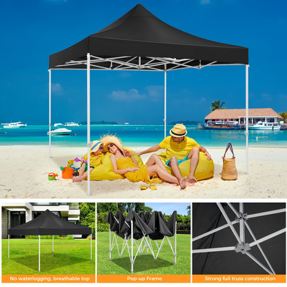 Klaptent – Inklapbare Tent – Muskietennet Tent – Camping Tent – 3x3 Meter – Lichtgewicht Aluminium – Inklapbaar Met Draagtas - QUORE