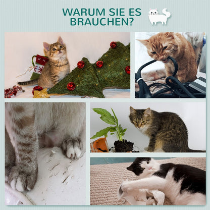 Kattenklimwand – Krabpaal – Klimmeubel – Krabboom – Muurkrabpaal – Lichtgrijs en Beige – 66x28x137 cm – Wandmontage