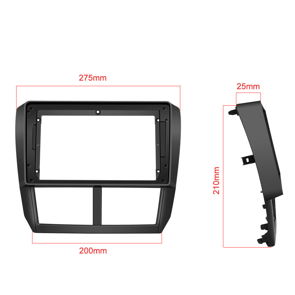 Android Autostereo – Autoradio – Multimedia Systeem – Touchscreen Radio – Navigatiesysteem – Met AHD Achteruitrijcamera & Draadloze Carplay