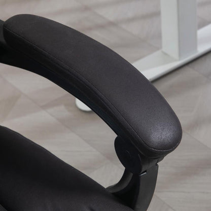 Bureaustoel – Ergonomische Stoel – Office Chair – Draaistoel – Bureaustoelen – Verstelbare Rugleuning 145° – Metalen Frame – Max. 120 kg – Zwart