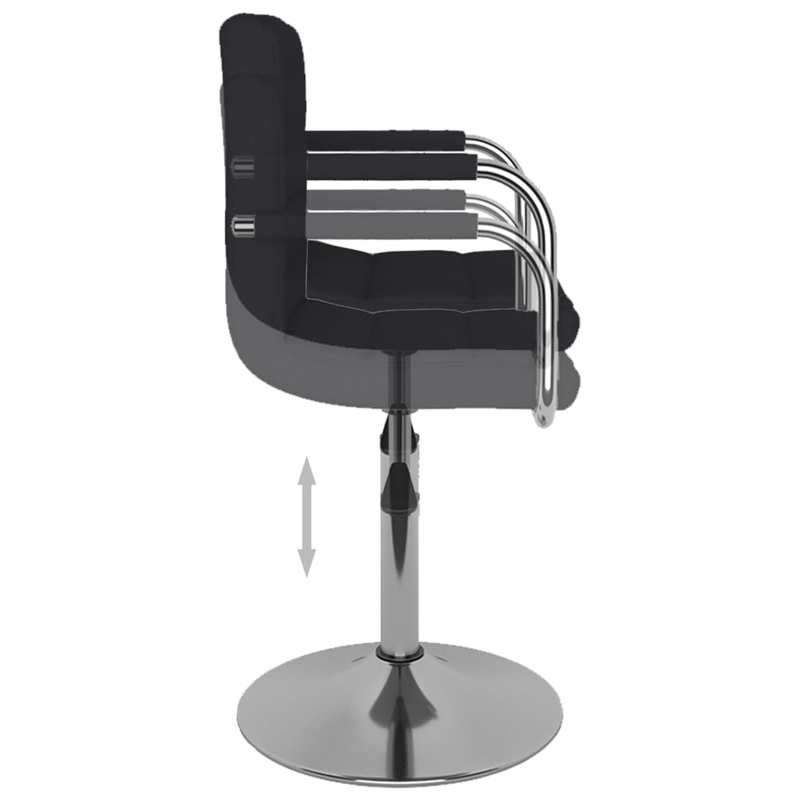Modern Black Fabric Bar Stool with Backrest - Adjustable Height, Sturdy Hardwood Frame & Easy-Clean Fabric Seat, Counter/Bar Height - Assembly Required for Kitchen, Home Bar, Cafe, Restaurant - Contemporary Modern Design