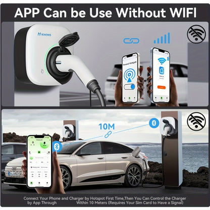 Elektrische Autolader – Elektrische Auto Oplader – Laadstation Auto – Thuislaadstation – Type 2 Aansluiting – 22 kW Driefase – Wifi & App Bediening