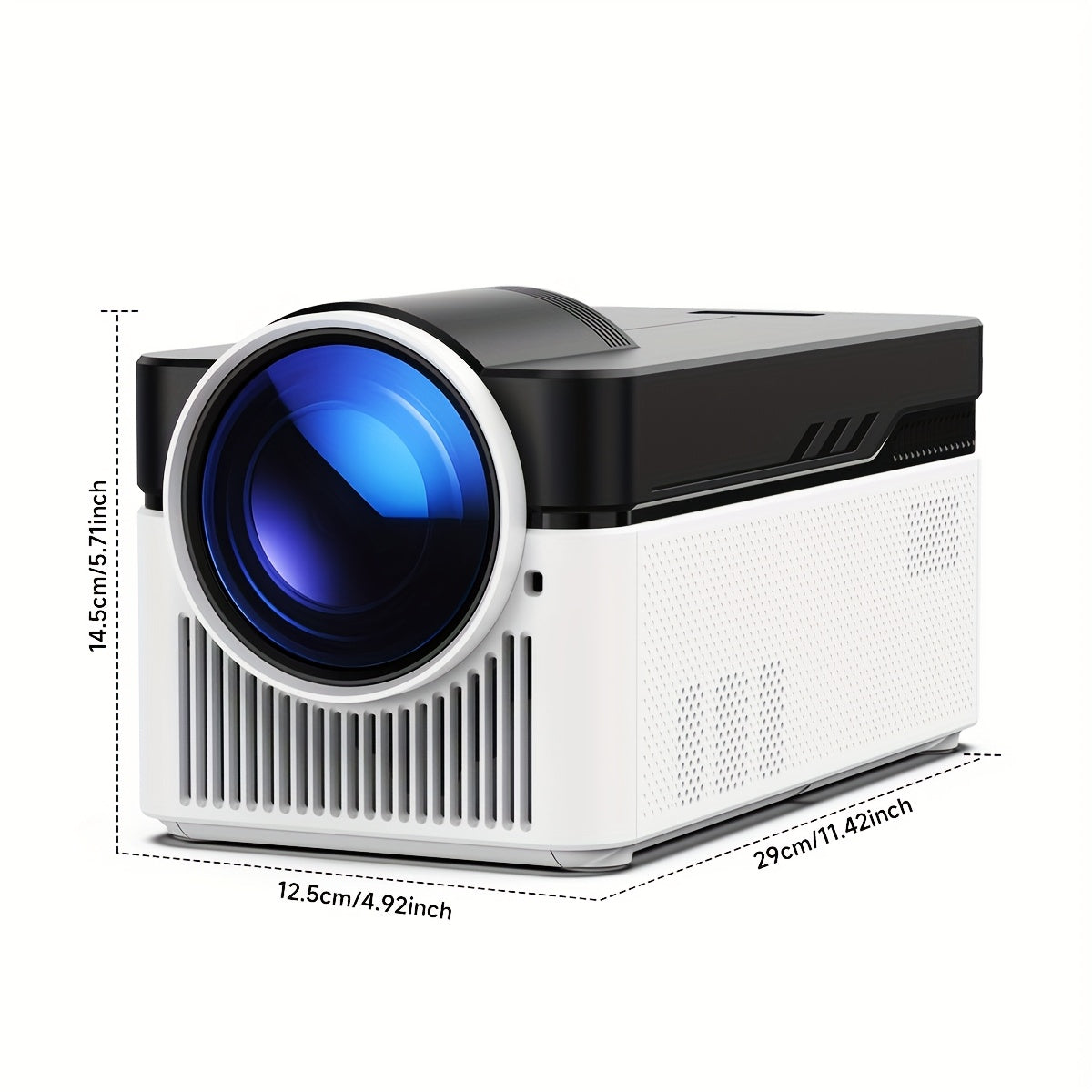 Beamer – Mini Beamer – Projector – Smart Projector – Ultra Short Throw – Native 1080P Full HD – Android 11 Met WiFi 6 & Elektronische Focus
