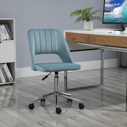 Bureaustoel – Ergonomische Stoel – Office Chair – Kantoorstoel – Draaistoel – Verstelbare Hoogte – 360° Draaibaar – Houten Frame – Zachte Bekleding