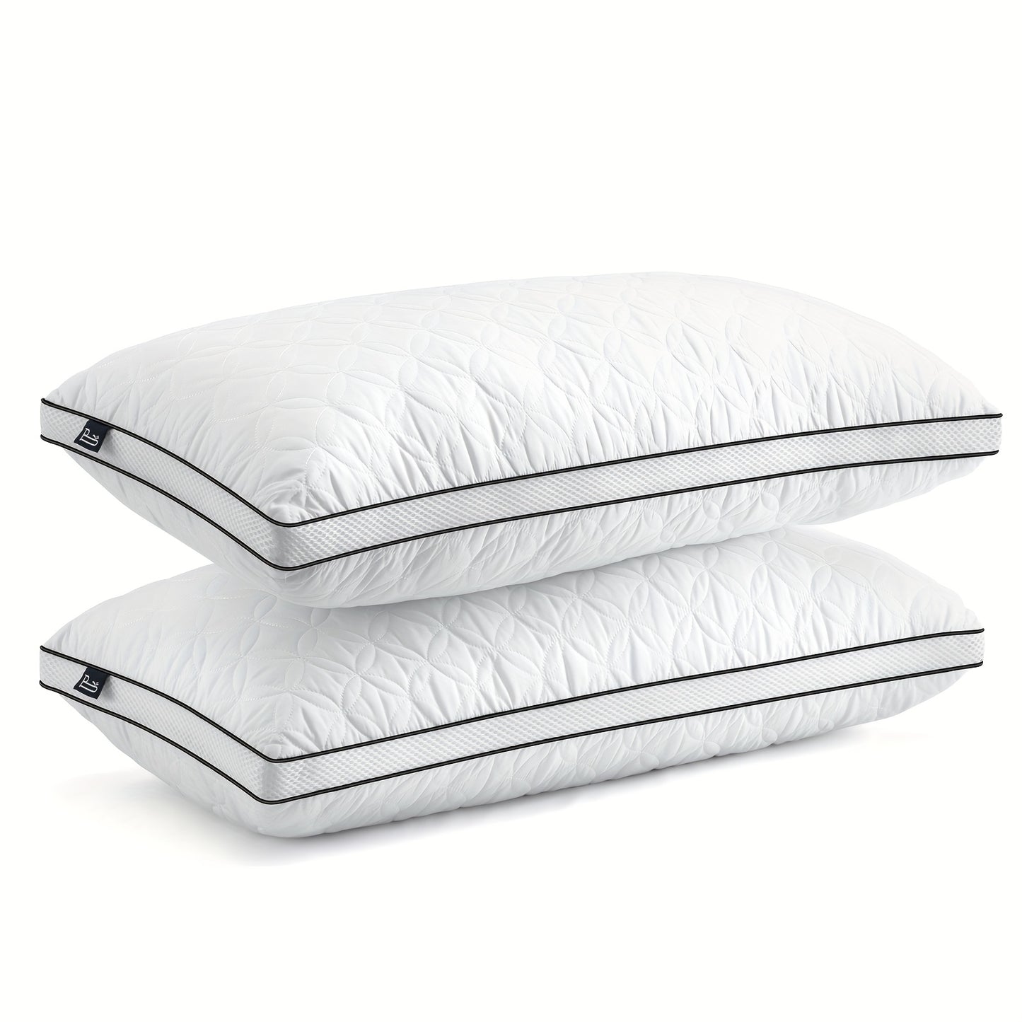 Kussen Set – Slaapkussen – Hoofdkussen – Neksteun Kussen – Slaapcomfort Kussen – 2 Stuks 40x80 cm – Zacht en Ademend – Wasbaar en Ondersteunend