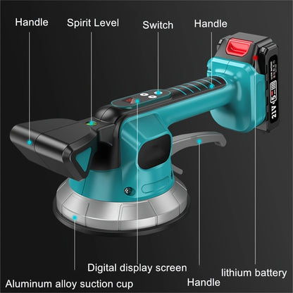 Tegelsteller – Tegelzuiger – Tegelplaatser – Tegelversteller – Tegelhulpmiddel – Oplaadbaar Met Verstelbare Vibratie – 200 Kg Zuigkracht – Compatibel Met 18V Makita Accu