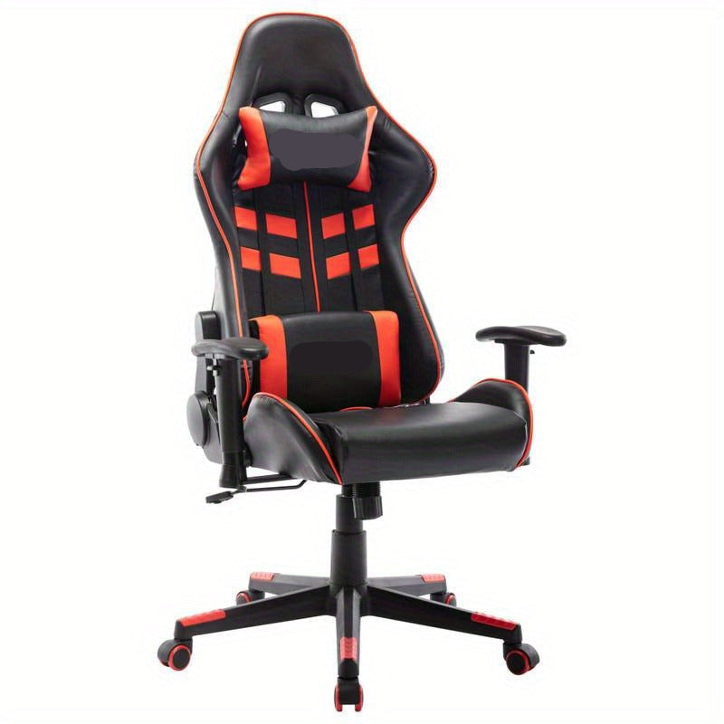 Gamingstoel – Game Stoel – Bureaustoel – Gamerstoel – Verstelbare Zithoogte – Kunstleren Bekleding - Rood