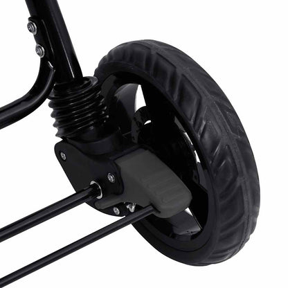 Tandem Kinderwagen – Dubbele Buggy – Dubbele Kinderwagen – Tandem Buggy – Kinderwagen Voor Twee – Stevig Stalen Frame – Verstelbare UV Zonnekappen – Donkergrijs