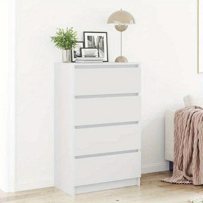 Dressoir – Buffetkast – Opbergkast – Ladekast – Woonkamerkast – Wit – Compact 60x35x98,5 cm – Gemaakt Van Hardhout