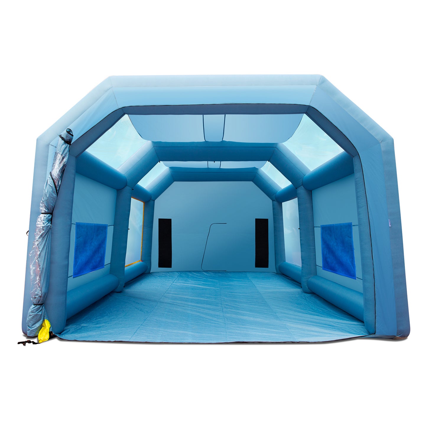 Verfspuitcabine – Spuittent – Spuitgarage – Airbrush Cabine – Opblaasbare Verfspuitcabine – Ruime Binnenruimte 8,6x4,8x3,9 m – Hoogwaardig Filter- en Ventilatiesysteem