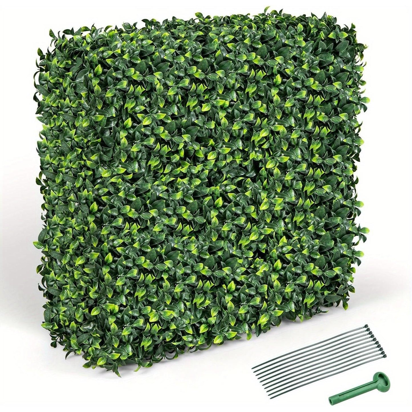 Artificial Plant Wall, Artificial Plants Standing on The Floor, Artificial Plants As Room Divider & Decoration, with Realistic PE Leaves, 92X38X86Cm