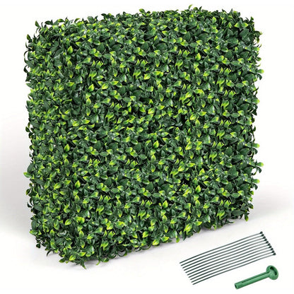 Artificial Plant Wall, Artificial Plants Standing on The Floor, Artificial Plants As Room Divider & Decoration, with Realistic PE Leaves, 92X38X86Cm