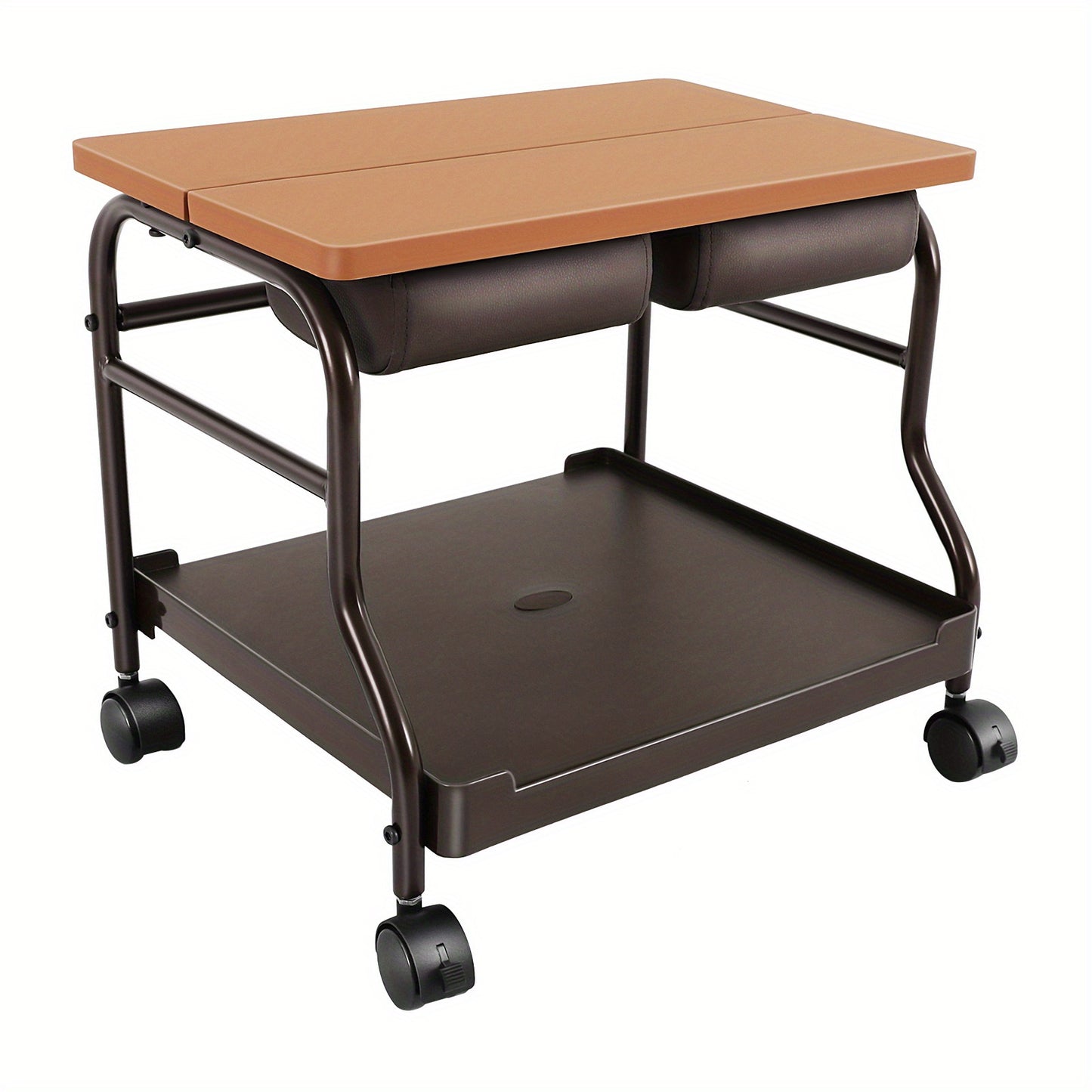 Mobile Foot Care Cart Featuring Swivel Wheels, Capable of Supporting Up to 18.01 KG, Ideal for Hair Salons, Clinics, Or Home Bathrooms.