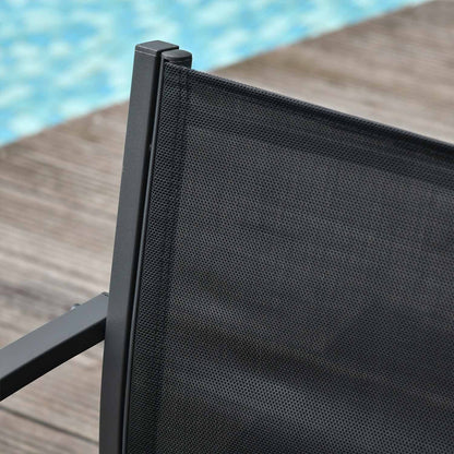 Tuinmeubelen – Loungeset – Zitgroep – Loungebank – Tuinset – Met Metalen Frame – Textilene Bekleding