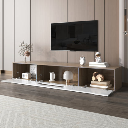 TV Meubel – TV Kast – TV Dressoir – Mediameubel – Tv Stand – Modern Minimalistisch Design – Ruime Opbergruimte – 180x35x30 cm – Onderhoudsvriendelijk Zonder Elektriciteit