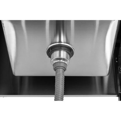 Spoelbak – Gootsteen – Keukenspoelbak – Wasbak – Spoeltafel – RVS 304 – Grote Spoelbak 49x42x24,5 cm – Verstelbare Poot 10 mm