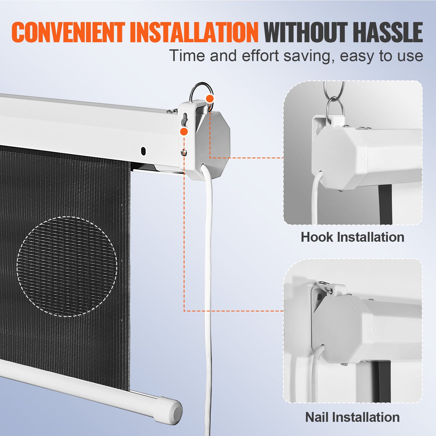 Elektrisch Projectiescherm – Motorisch Projectiescherm – Projectiescherm 100 Inch – Elektrisch Beeldscherm – Automatisch Scherm – 16:9 Formaat – Hoogreflecterend PVC – Afstandsbediening