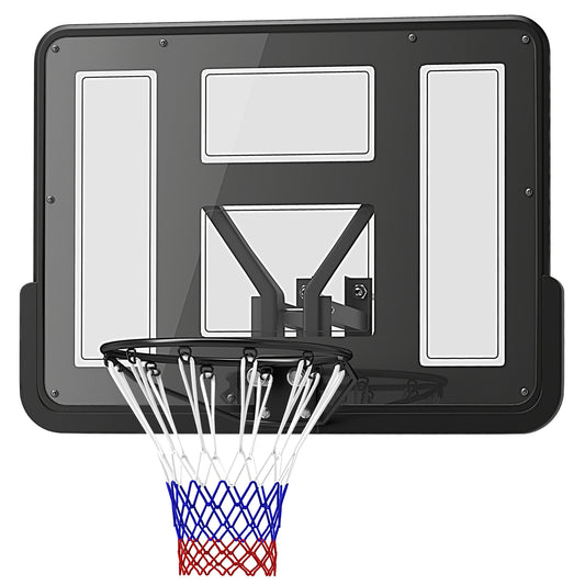 Basketbalring – Basketbalhoepel – Basketbalnet – Basketbalbord – Basketbalframe – Weerbestendig – Scheurbestendig Net – Zwart Design