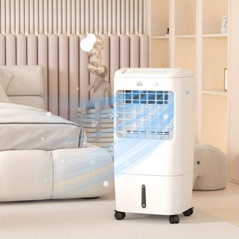 3-In-1 Mobiele Airconditioner – Airco – Luchtbevochtiger – Ventilator – Koeling – 15 Liter Watercapaciteit – 7-Uurs Timer