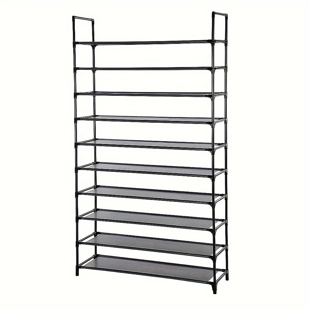 Schoenenkast – Schoenenrek – Schoenopberger – Schoenenplank – Schoenendisplay – 10 Niveaus – Geschikt Voor 48 Paar Schoenen – Waterbestendig – Vrijstaand Ontwerp