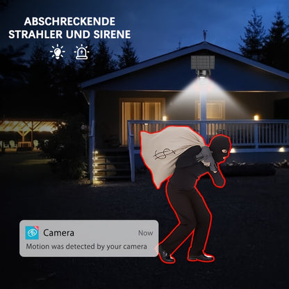 4G Outdoor Beveiligingscamera Set – Draadloze Beveiligingscamera – Surveillance Camera – Buiten Camera – Security Camera – Zonne-energie – Automatische Bewegingsdetectie Met Volgfunctie