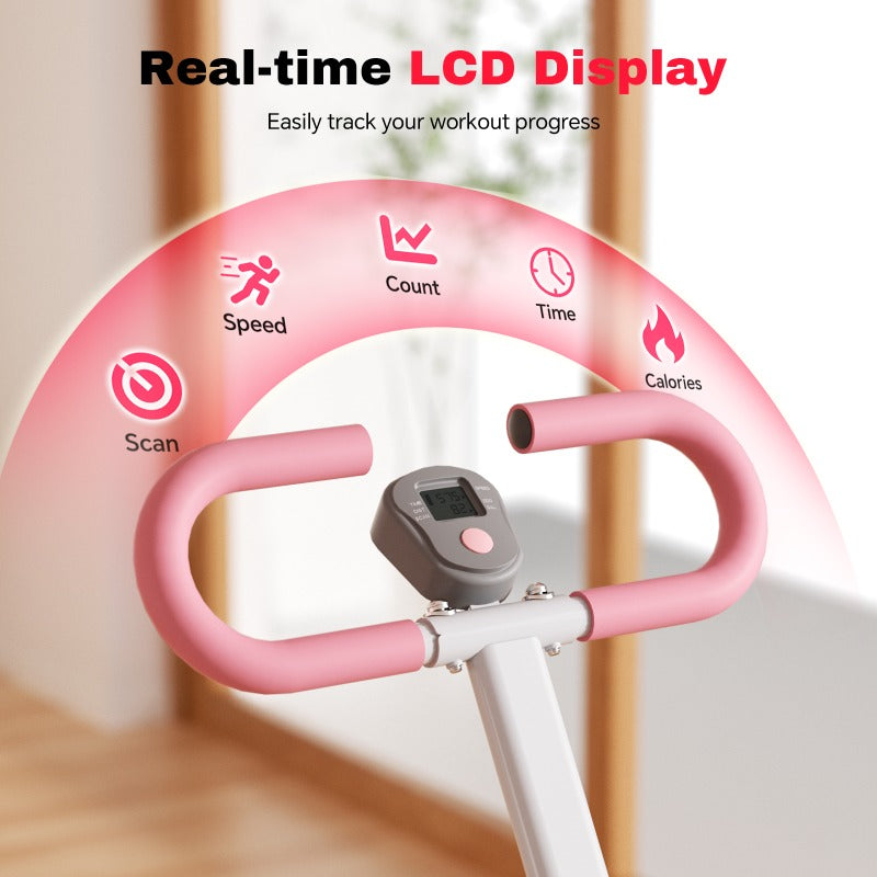 Stepper – Stepapparaat – Fitness Stepper – Home Trainer – Aerobic Stepper – Verticale Klimfunctie – Verstelbare Handgrepen & Pedalen – Draagvermogen Tot 136 kg – Roestvrij Stalen Frame