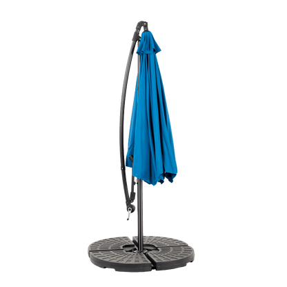 Grote Dubbelzijdige Parasol – Buitensparasoll – Tuinparasol – Terrasparasol – Zwembadparasol – 4,51 Meter Rechthoekig – Stalen Frame Met Crank