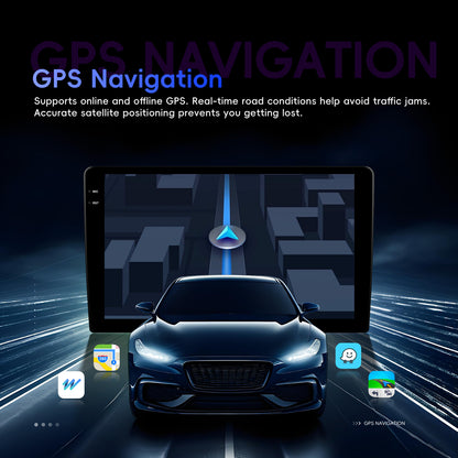 Android 15 Autoradio – Multimedia Speler – GPS Navigatie – Dubbele DIN Stereo – Touchscreen Radio – 10 Inch HD Scherm – Ingebouwde Achteruitrijcamera – Wi-Fi Connectiviteit