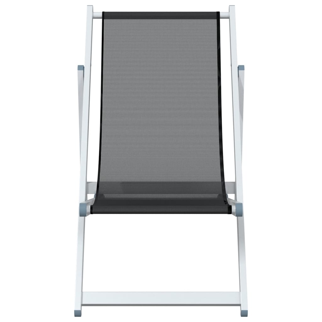 Inklapbare Strandstoel – Strandstoel – Tuinstoel – Campingstoel – Lichtgewicht Aluminium Frame – 3-Verstelbare Zitposities