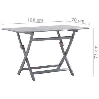 Vidaxl 5/7X Solid Acacia Wooden Garden Set Grey Terrace Set With/Without Armrest