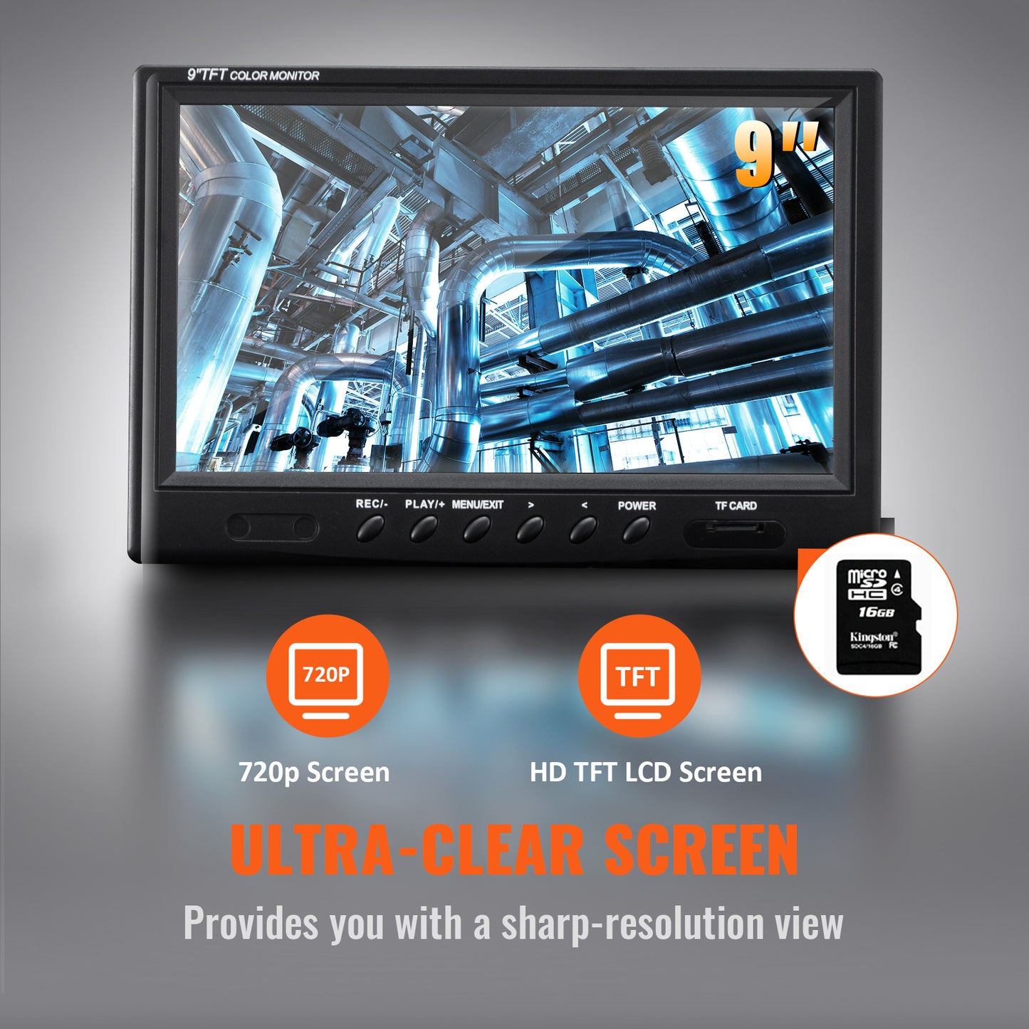 Inspectiecamera – Rioolcamera – Endoscoop – Pijpcamera – Inspectiegereedschap – 23 cm 720P LCD Scherm – 50 Meter Kabel IP68 Waterdicht