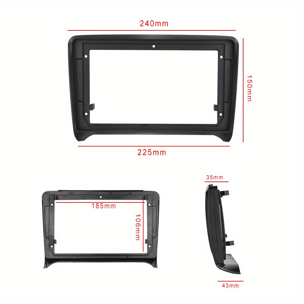 [8 CORE 4G+64G] Car Radio for Audi TT 2008-2014, 22.86 cm 2 DIN Touchscreen with Wireless Carplay/ Android Auto, B/ T GPS WiFi 59UI DSP RDS Mic Reversing Camera
