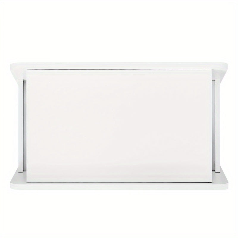 Dressoir – Opbergkast – Sideboard – Kast – Meubel – MDF – Mobiel Op Wieltjes – Veilig Met Afgeronde Hoeken – 81x33x51,5 cm – Wit