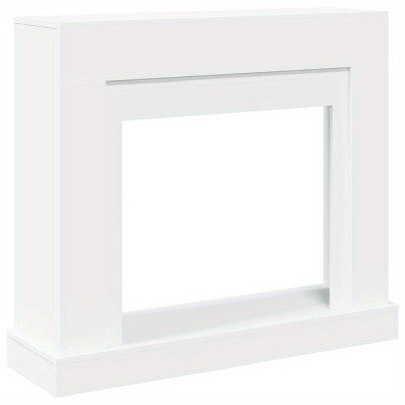 Haardscherm – Haardomranding – Haardafrastering – Kachelhek – Veiligheidshek – Wit – Hout – 100x30x87,5 cm – Beschermend – Stijlvol