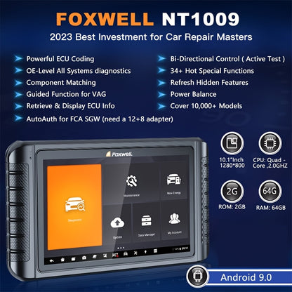 OBD2 Scanner – Diagnosetool – Auto Uitlezer – Foutcode Lezer – Uitleesapparaat – Bidirectioneel – 28+ Resetfuncties – 17,78 cm Touchscreen – Android 10