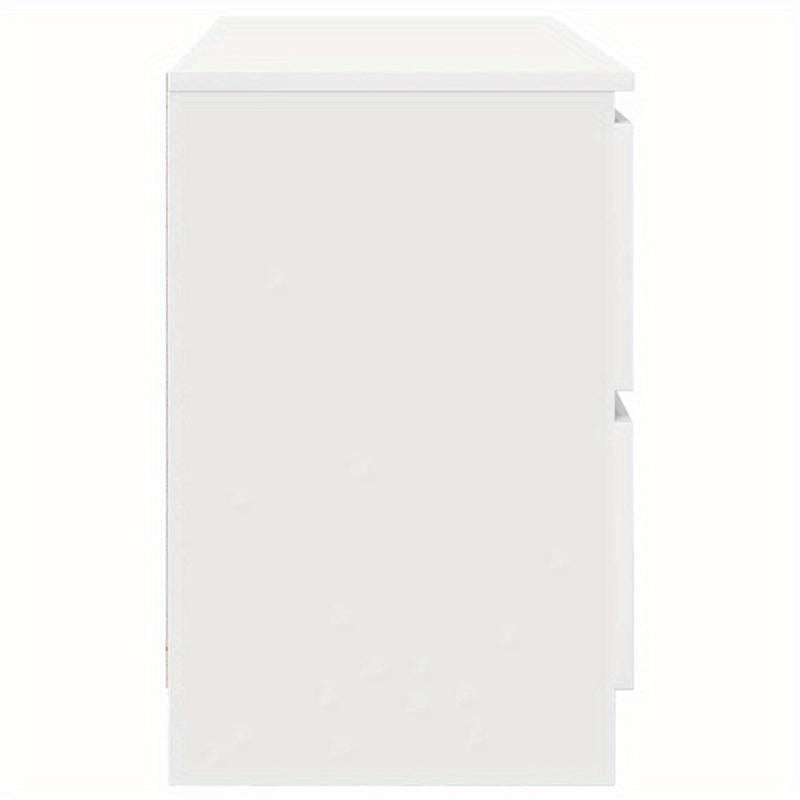 TV meubel – TV kast – Media meubel – Entertainment meubel – Wit tv meubel – Compact 100x35x54 cm – MDF en hardhout
