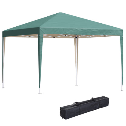 Vouwbare Tuin Tent – Partytent – Paviljoen – Prieel – Pagode – Anti-UV Bescherming – Stabiel Oxford Stof Met Staalframe – Groen 3x3x2,55m