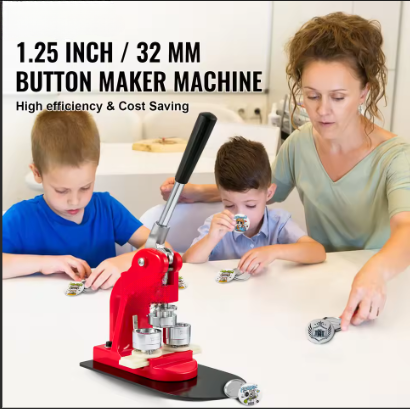 Button Maker - Button Maker Machine - Buttons - Badge Maker - Button Machine - Pin Maker - 32MM - 500pcs Button Parts